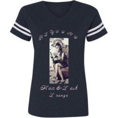 Ladies Relaxed Fit Vintage Sports Tee