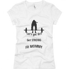 Ladies Slim Fit Basic Promo Jersey Tee