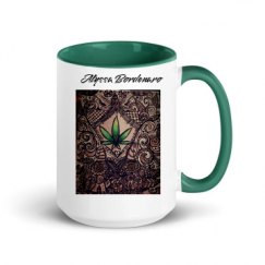 15oz Ceramic Mug with Color Inside