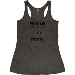 Ladies Slim Fit Super Soft Racerback Triblend Tank