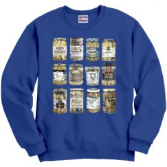 Unisex Film and Foil Crewneck Sweatshirt