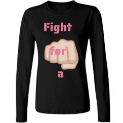 Ladies Relaxed Fit Basic Long Sleeve Tee