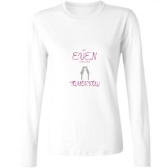Ladies Relaxed Fit Basic Long Sleeve Tee