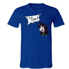 Unisex V-Neck Jersey Tee