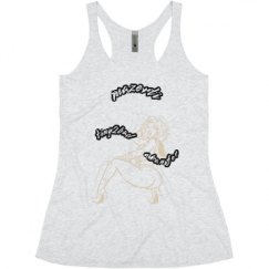 Ladies Slim Fit Super Soft Racerback Triblend Tank