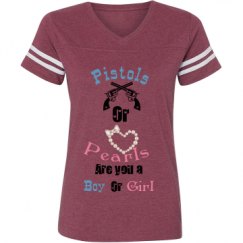 Ladies Relaxed Fit Vintage Sports Tee