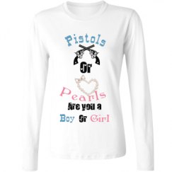 Ladies Relaxed Fit Basic Long Sleeve Tee