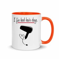 11oz Ceramic Mug with Color Inside