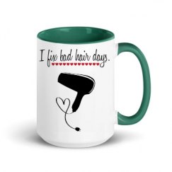 15oz Ceramic Mug with Color Inside