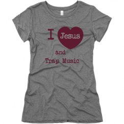 Ladies Slim Fit Super Soft Triblend Tee