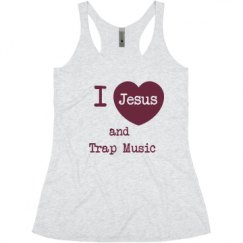 Ladies Slim Fit Super Soft Racerback Triblend Tank