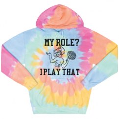 Unisex Tie-Dye Fleece Hoodie