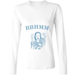 Ladies Relaxed Fit Basic Long Sleeve Tee