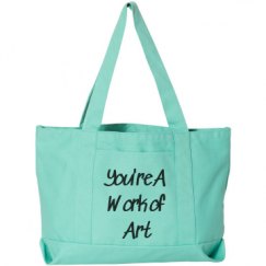 Seaside Cotton Canvas Pigment-Dyed Boat Tote Bag