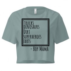 Ladies Festival Cali Crop Top Tee