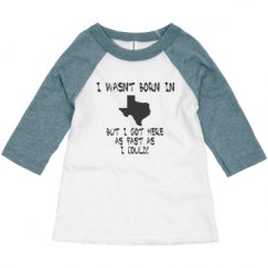 Toddler 3/4 Sleeve Raglan Tee
