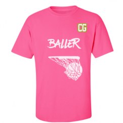 Unisex Ultra Cotton Safety Neon Crewneck Tee