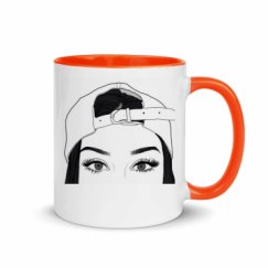 11oz Ceramic Mug with Color Inside