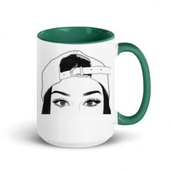 15oz Ceramic Mug with Color Inside