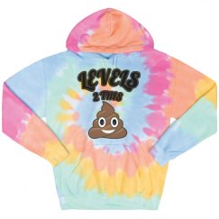 Unisex Tie-Dye Fleece Hoodie