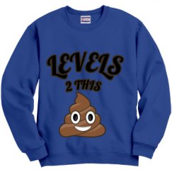 Unisex Film and Foil Crewneck Sweatshirt