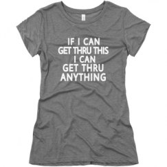 Ladies Slim Fit Super Soft Triblend Tee