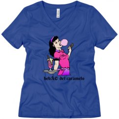 Ladies Relaxed Fit V-Neck Tee