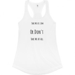 Ladies Slim Fit Racerback Tank Top