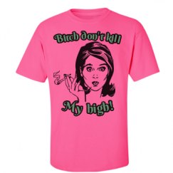 Unisex Ultra Cotton Safety Neon Crewneck Tee