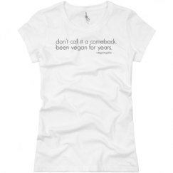 Ladies Slim Fit Basic Promo Jersey Tee