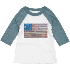 Toddler 3/4 Sleeve Raglan Tee