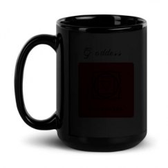 15oz Black Glossy Mug