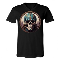 Unisex V-Neck Jersey Tee