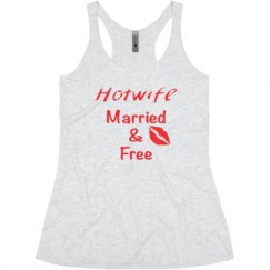 Ladies Slim Fit Super Soft Racerback Triblend Tank