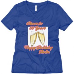 Ladies Relaxed Fit V-Neck Tee