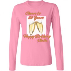 Ladies Relaxed Fit Basic Long Sleeve Tee