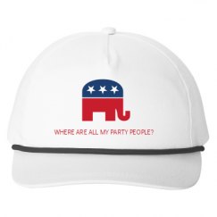 Snapback Five-Panel Rope Hat