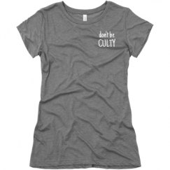 Ladies Slim Fit Super Soft Triblend Tee
