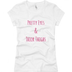 Ladies Slim Fit Basic Promo Jersey Tee