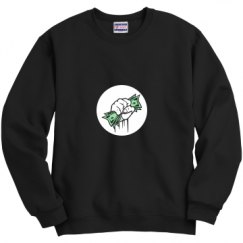 Unisex Film and Foil Crewneck Sweatshirt