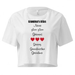 Ladies Festival Cali Crop Top Tee