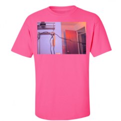 Unisex Ultra Cotton Safety Neon Crewneck Tee