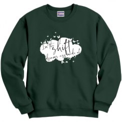 Unisex Film and Foil Crewneck Sweatshirt