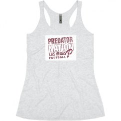 Ladies Slim Fit Super Soft Racerback Triblend Tank