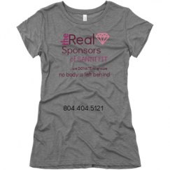 Ladies Slim Fit Super Soft Triblend Tee