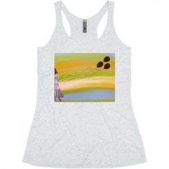 Ladies Slim Fit Super Soft Racerback Triblend Tank