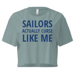 Ladies Festival Cali Crop Top Tee