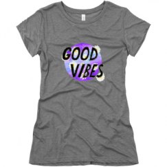 Ladies Slim Fit Super Soft Triblend Tee