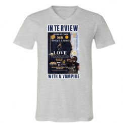 Unisex V-Neck Jersey Tee