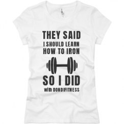 Ladies Slim Fit Basic Promo Jersey Tee